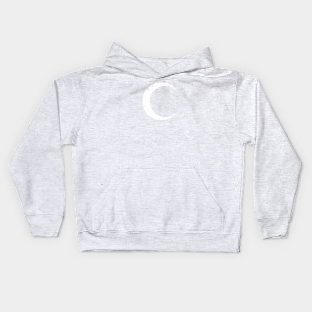 Moon Knight logo Crescent Moon distressed Kids Hoodie by hauntedjack